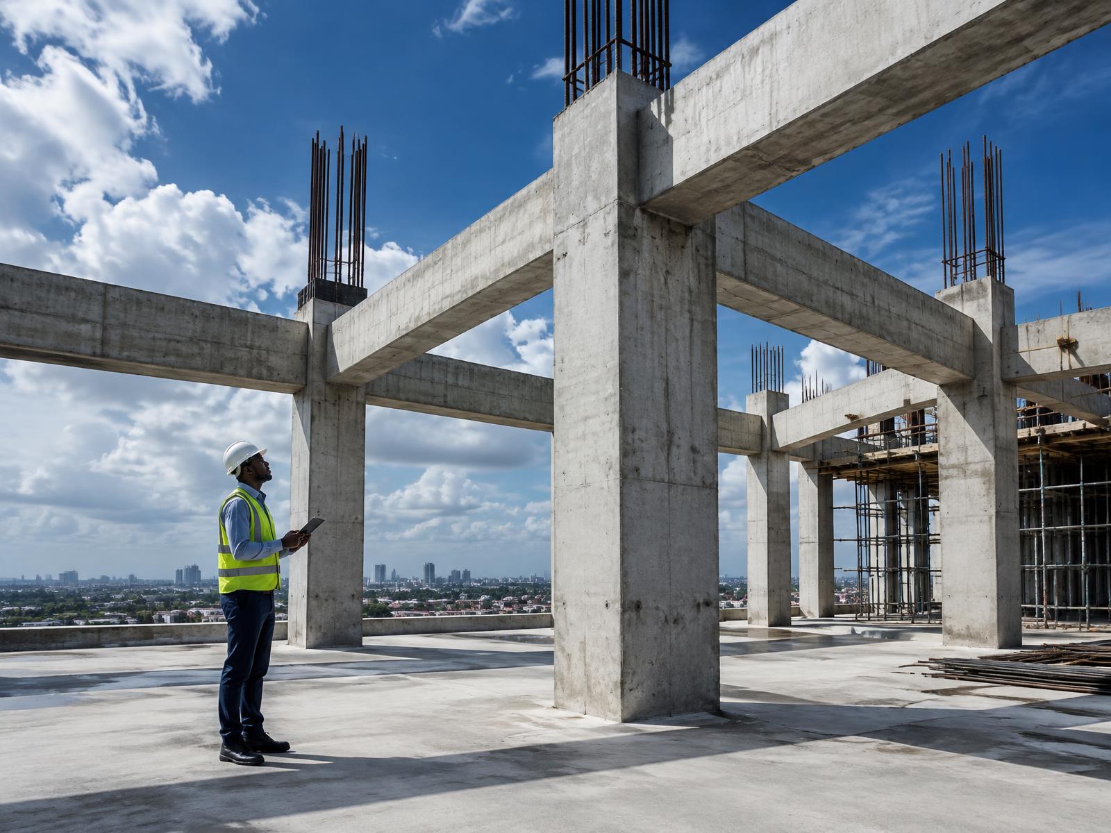 Concrete structural engineering works